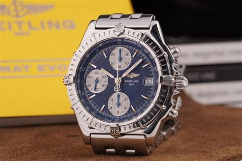 breitling vintage 34 mm chronograph|pre owned breitling watches uk.